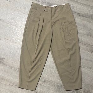 Vintage Poleci Tapered Crop Trousers